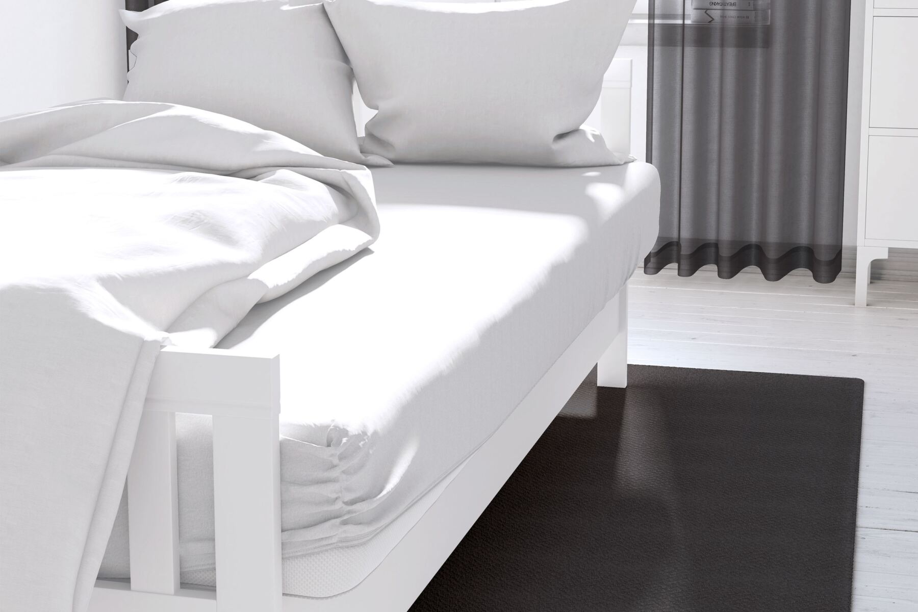 100 Cotton Sateen Extra Deep Fitted Sheet Belledorm