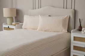 Taupe/White