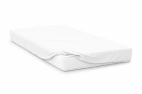 Belledorm 100% Cotton Jersey Memory Foam Fitted Sheet All Sizes and Depths White 