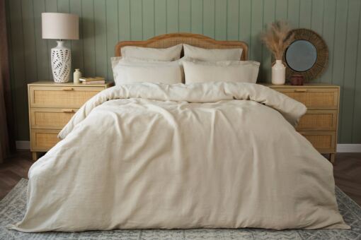 100 % Linen Sheets Set Natural main image 1
