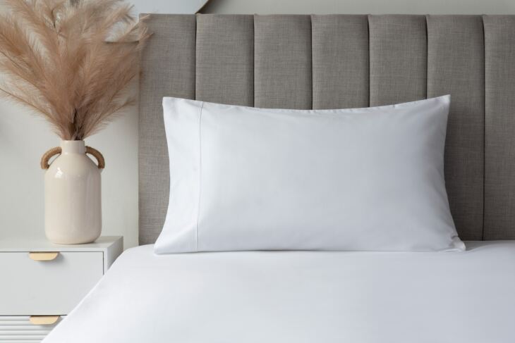 Egyptian Cotton 400 Count Standard Housewife Pillowcase Belledorm