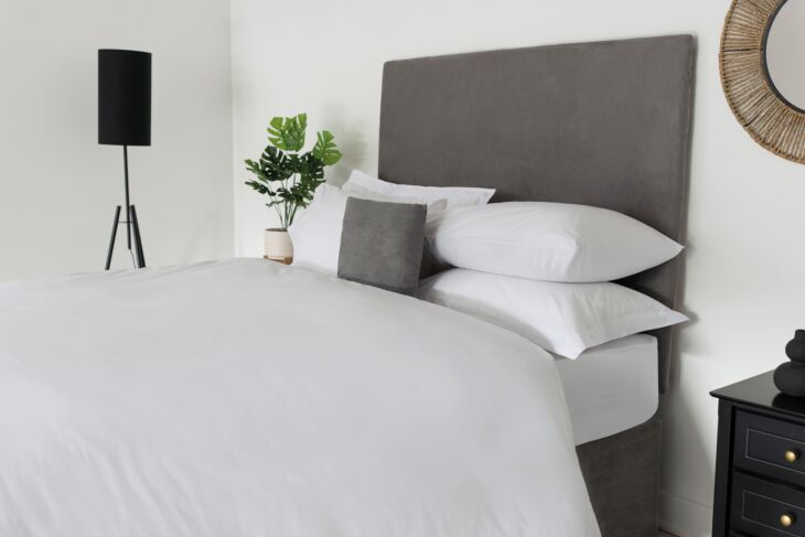 Faux headboard full deals