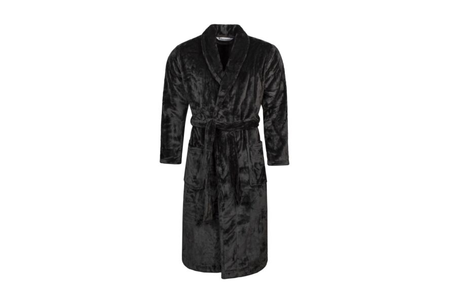 Heat Holders Mens Thermal Dressing Gown - Black
