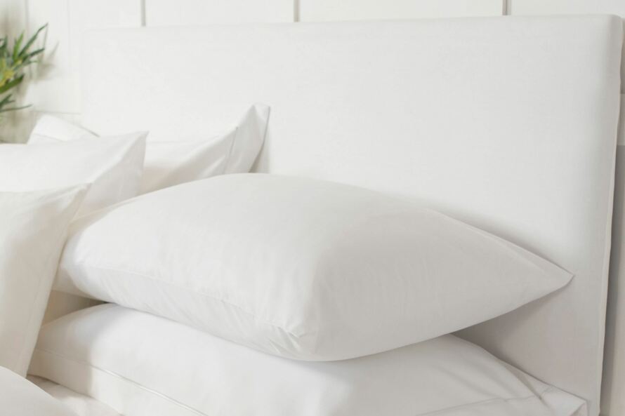 Almofada De Cabeceira Travesseiro Suede 90cm Estofado Macio  Jm