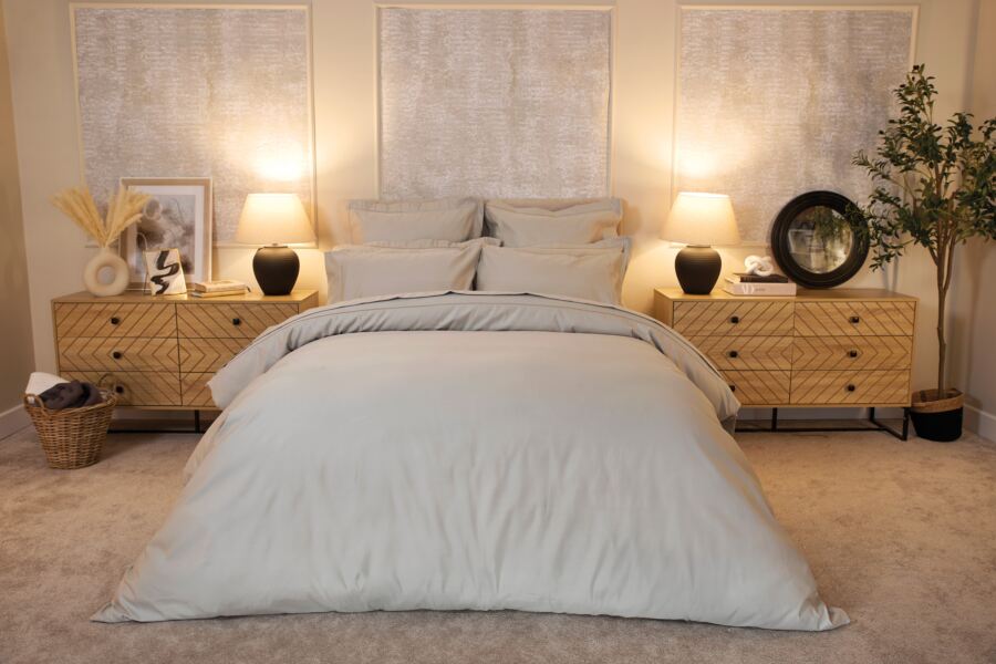 Pure Egyptian Cotton 1000 Count Bolster Pillowcase