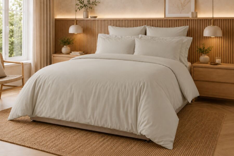 200 Count Polycotton Duvet Cover (Percale)
