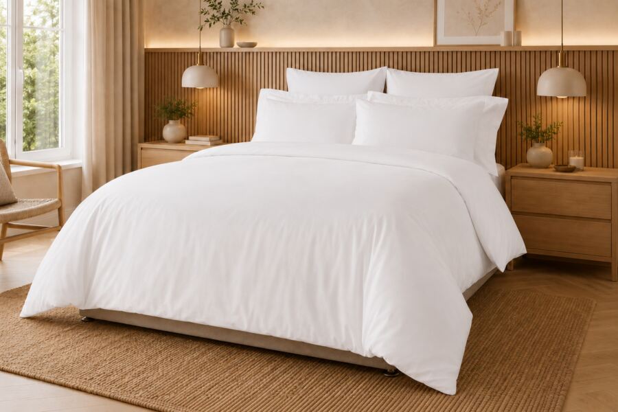 200 Count Polycotton Duvet Cover (Percale)