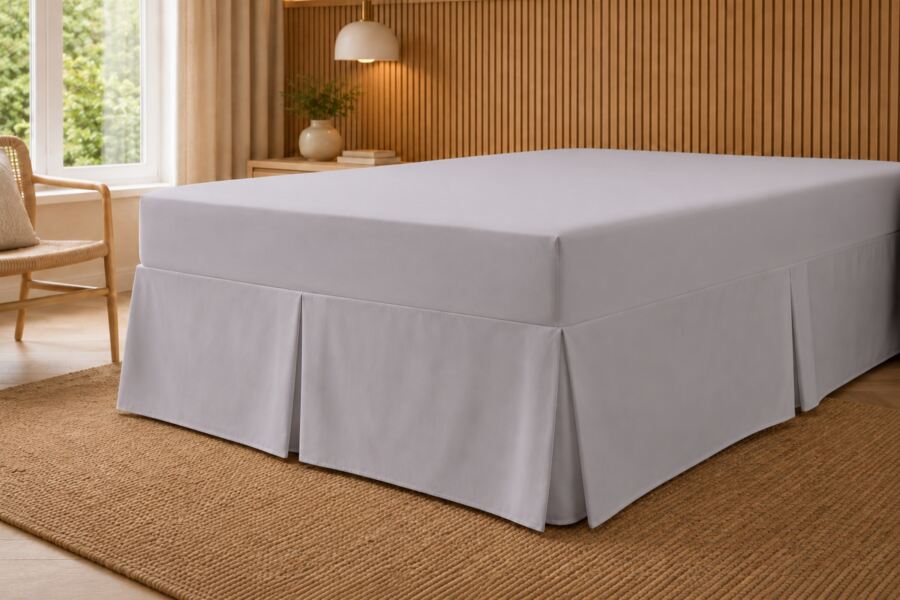 200 Count Polycotton Fitted Valance Sheet (Percale)