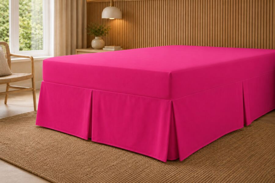 200 Count Polycotton Fitted Valance Sheet (Percale)