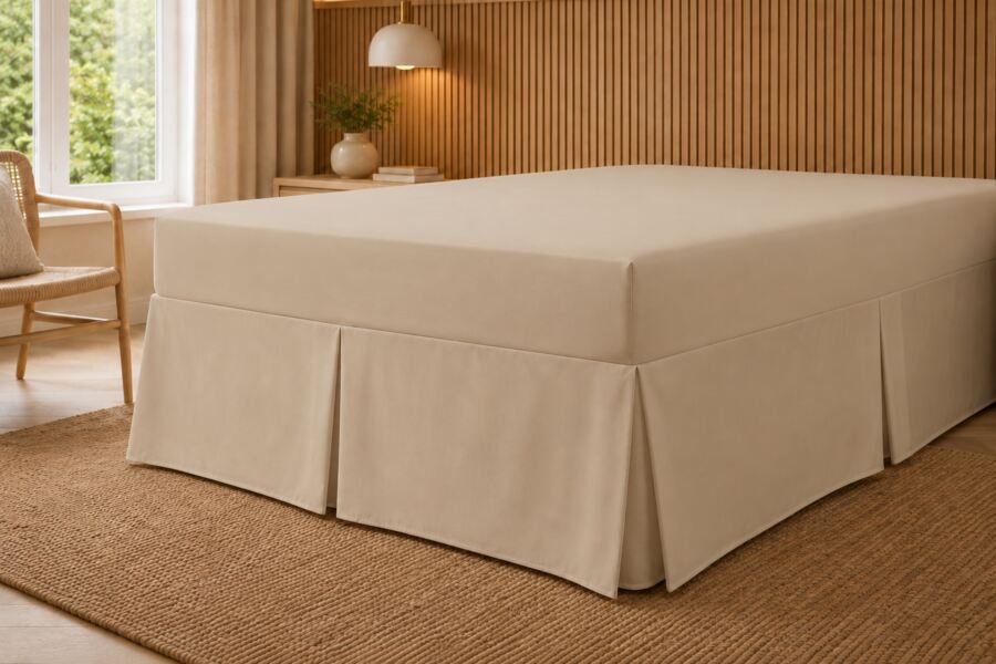 200 Count Polycotton Fitted Valance Sheet (Percale) SALE