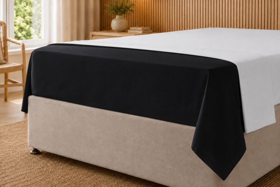 200 Count Polycotton Flat Sheet (Percale) SALE