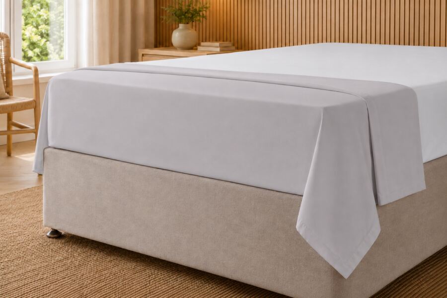 200 Count Polycotton Flat Sheet (Percale)