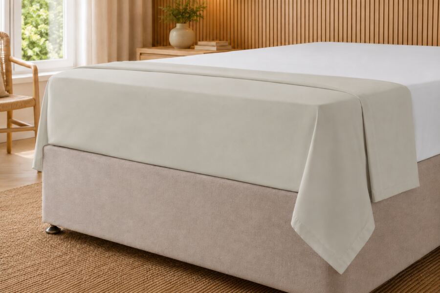 200 Count Polycotton Flat Sheet (Percale)