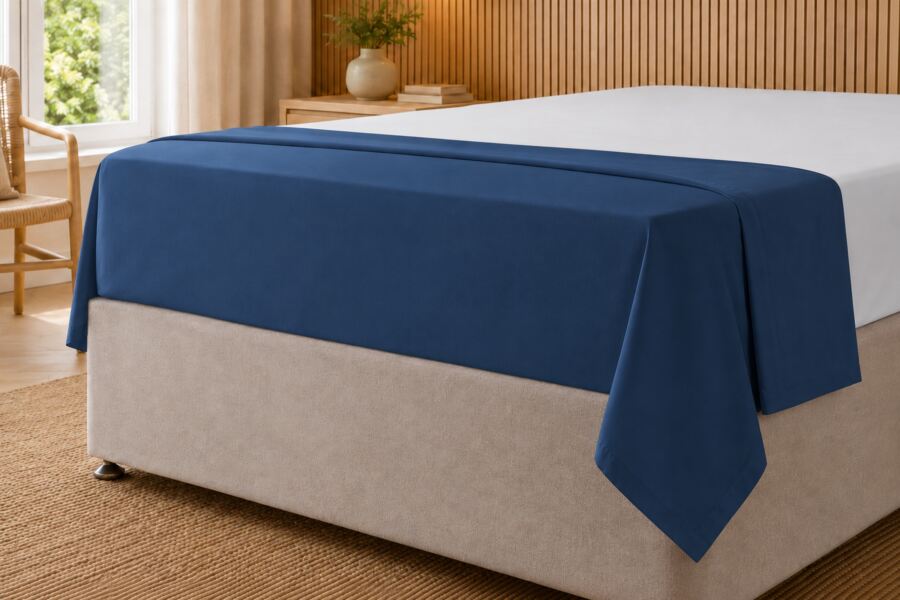 200 Count Polycotton Flat Sheet (Percale)