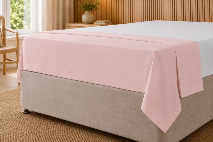 200 Count Polycotton Flat Sheet (Percale)