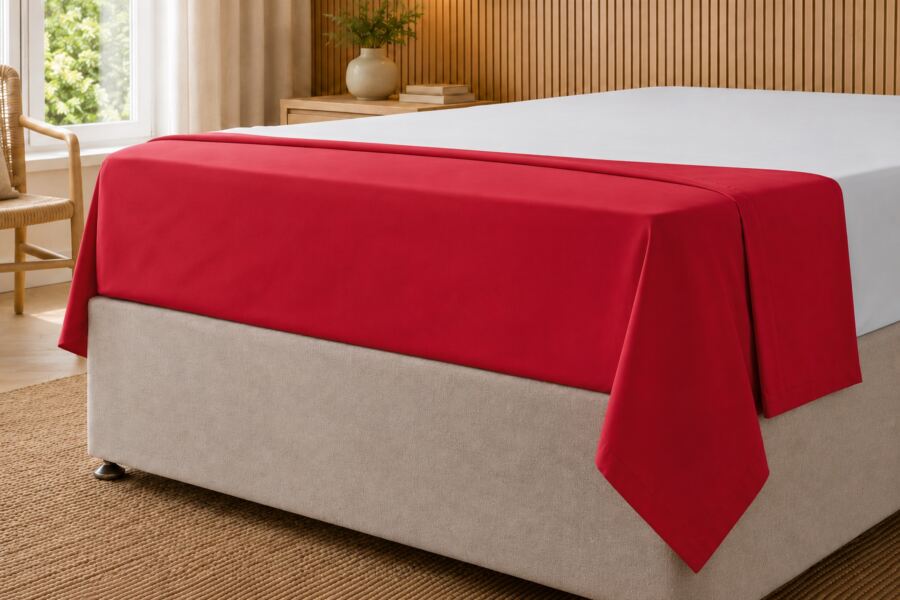 200 Count Polycotton Flat Sheet (Percale)
