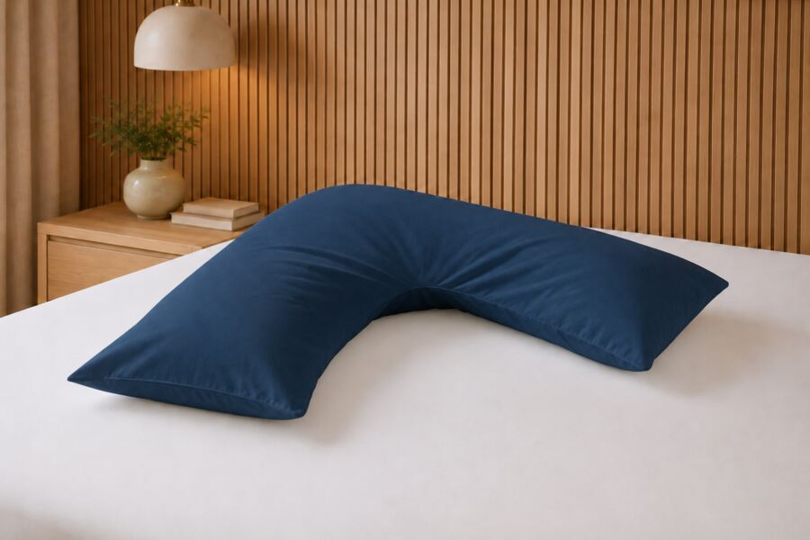 200 Count Polycotton V-Shaped Pillowcase (Percale)