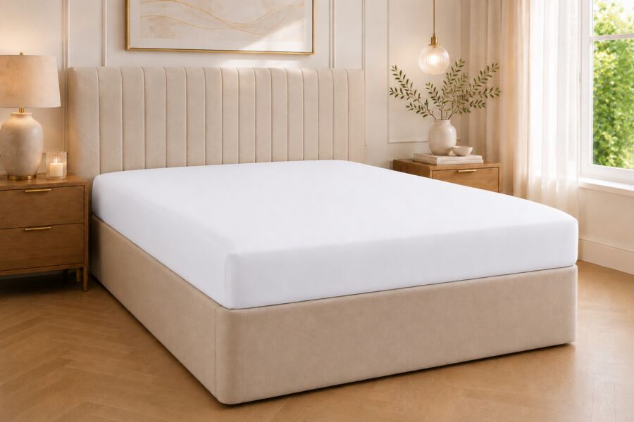 Egyptian Cotton 200 Count Extra Deep 38cm Fitted Sheet