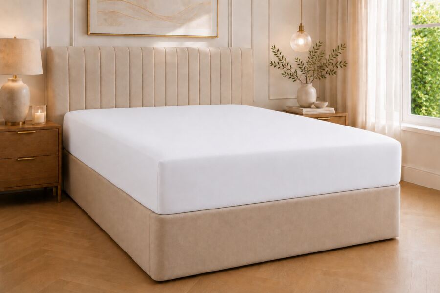 Egyptian Cotton 200 Count Ultra Deep 46cm Fitted Sheet