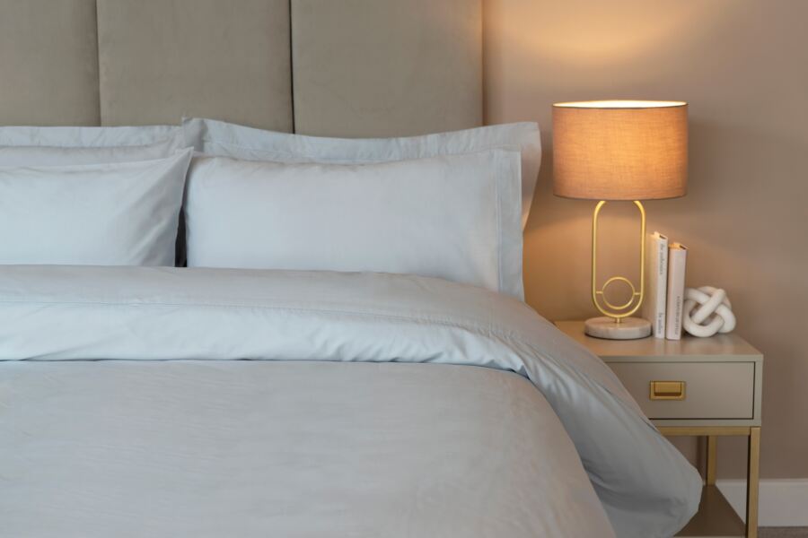 Mayfair Duvet Cover Set – Egyptian Cotton 200TC – Single Double King – 3-Piece Fancy Bedding