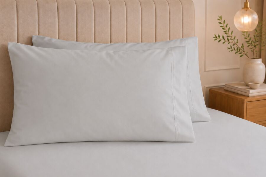 Egyptian Cotton 200 Count Housewife Pillowcase Pair