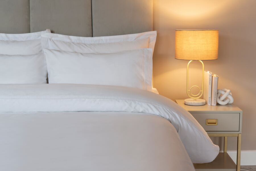 Egyptian Cotton 200 Count Ultra Deep 46cm Fitted Sheet