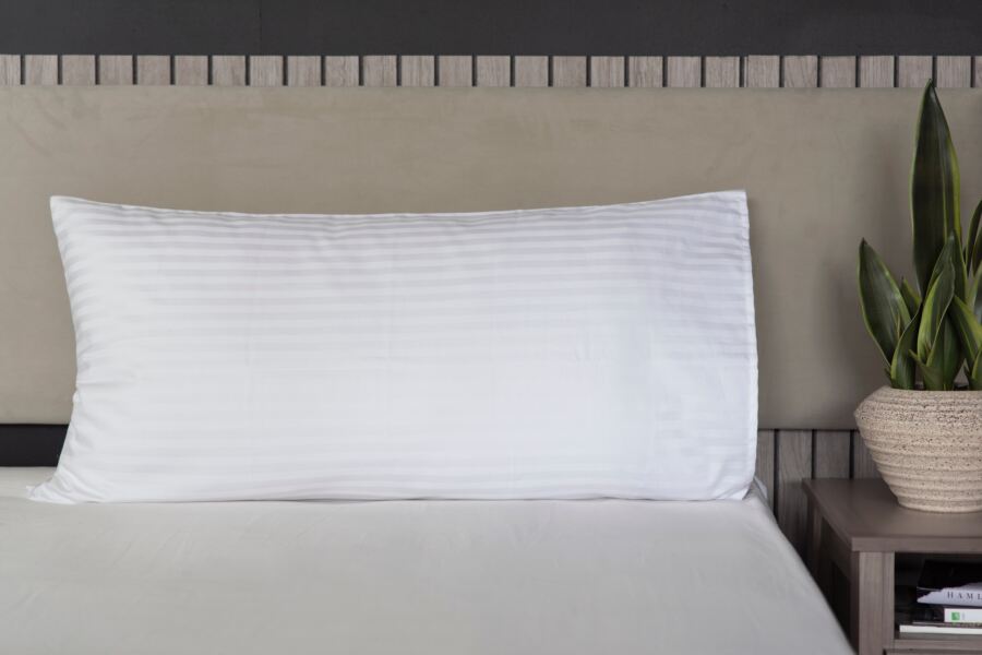 Hotel Suite 540 Count Satin Stripe Bolster Pillowcase Hotel Suite 540 Count Satin Stripe Bolster Pillowcase