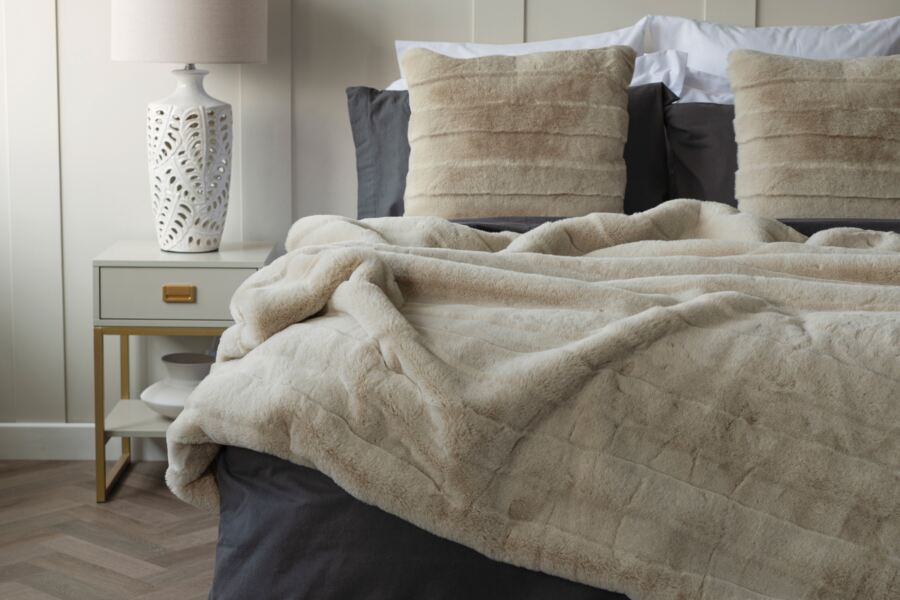 Alaska Fur Filled Cushion