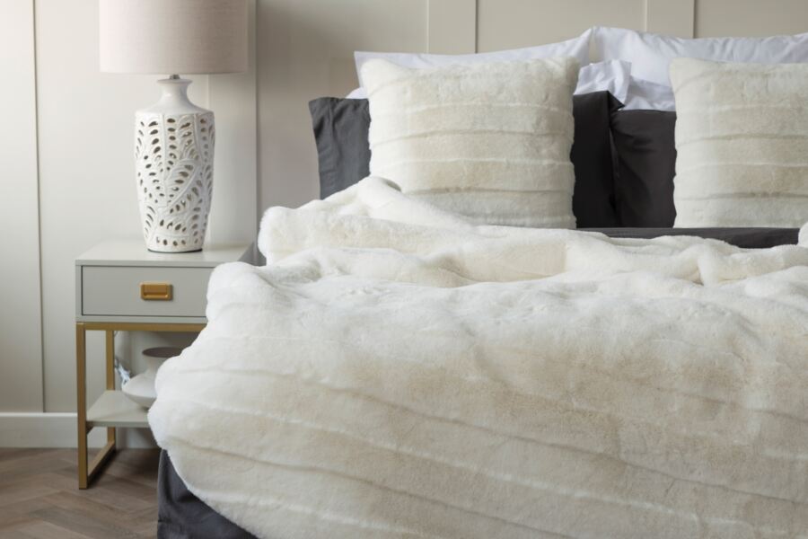 Alaska Fur Filled Cushion