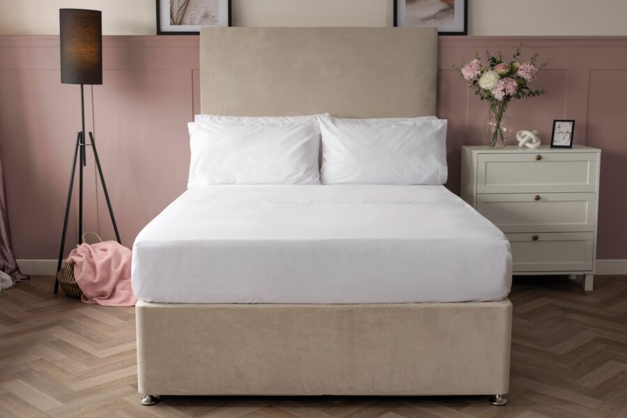 100% Cotton 200 Count Housewife Pillowcase Pair (Percale)
