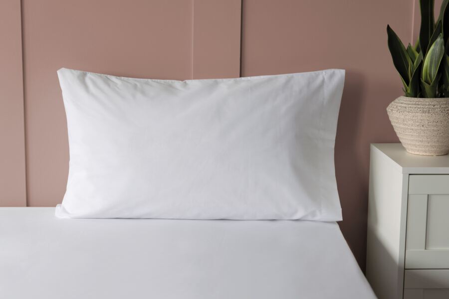100% Cotton 200 Count Housewife Pillowcase Pair (Percale)