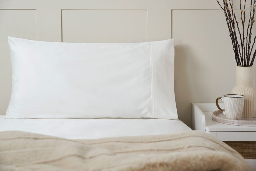 Pima Cotton 450 Count Bolster Pillowcase