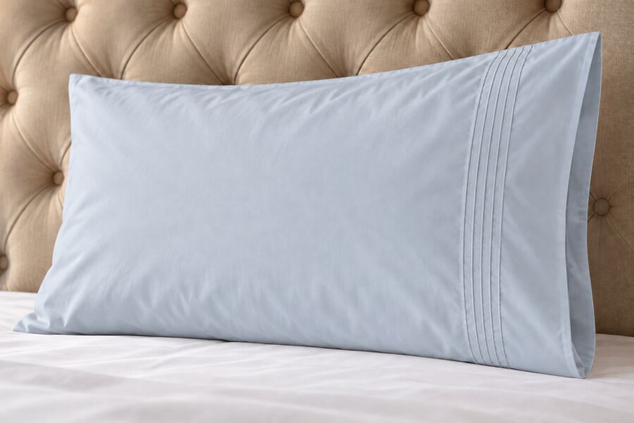 Pure 100% Egyptian Cotton 400 Count Bolster Pillowcase