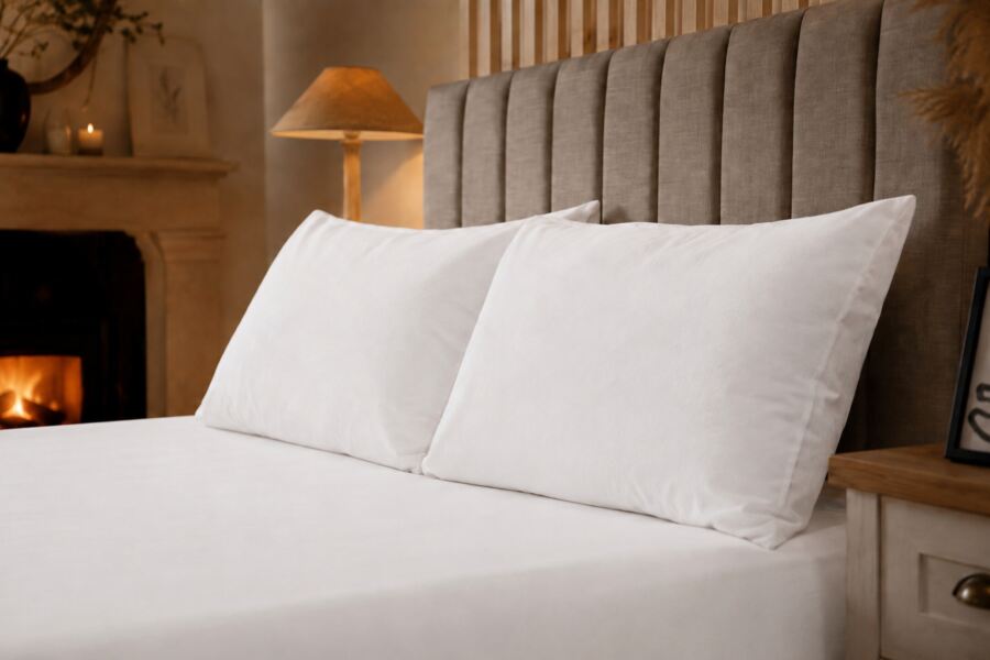 Brushed Cotton Housewife Pillowcase Pair