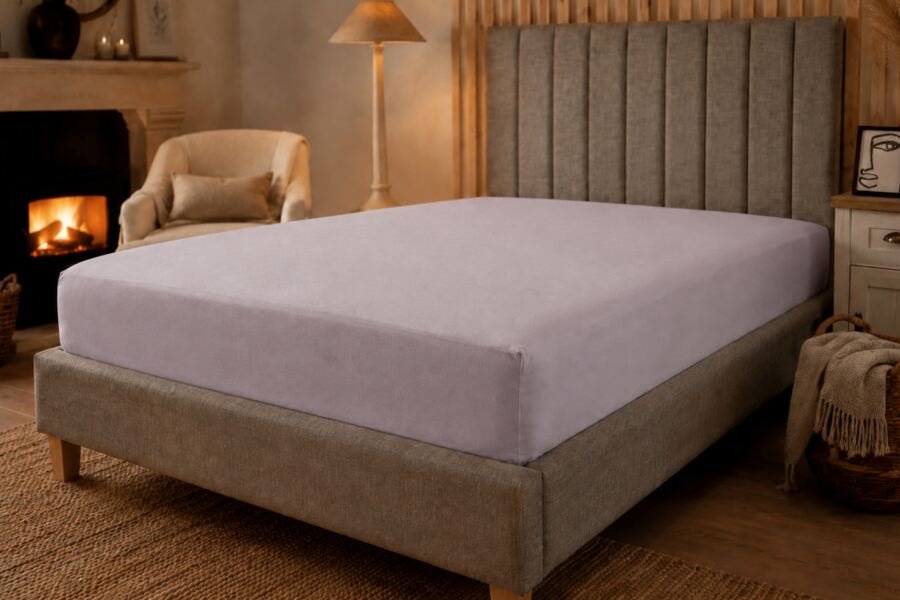 Brushed Cotton 30cm Fitted Sheet