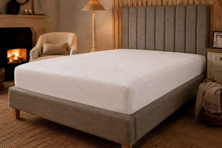 Brushed Cotton 30cm Fitted Sheet