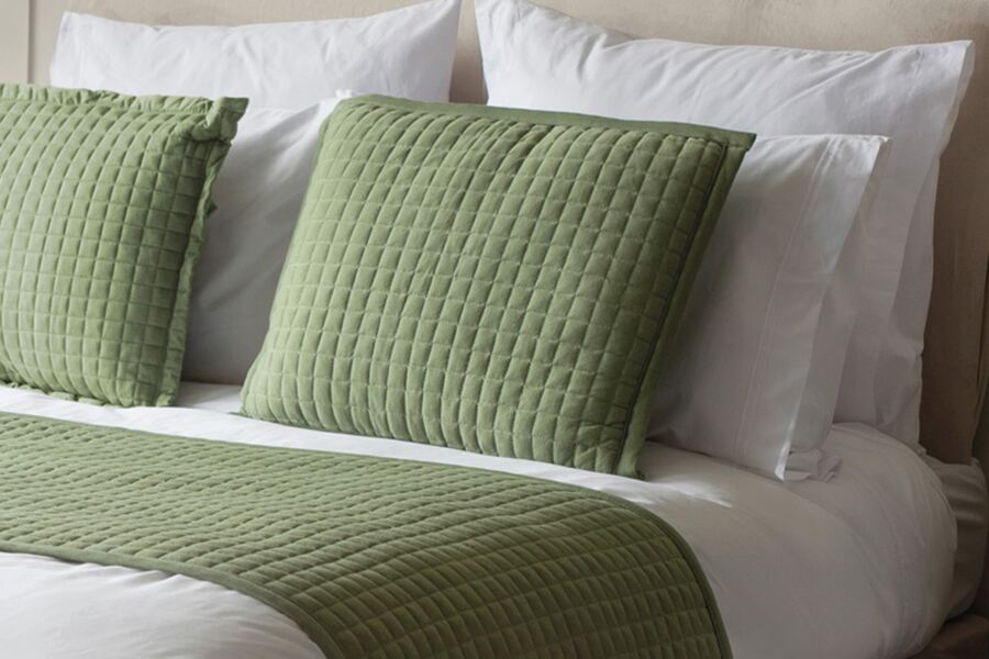 Crompton Quilted Filled Cushion