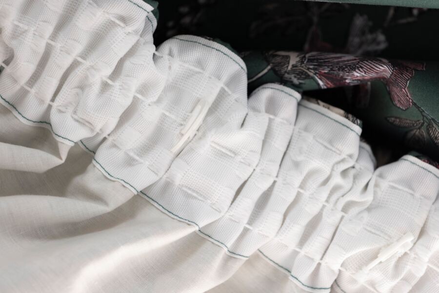 Delphine Lined Curtains with Tie Backs