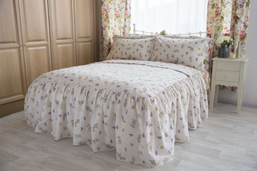 Delphine Frilled Bedspread