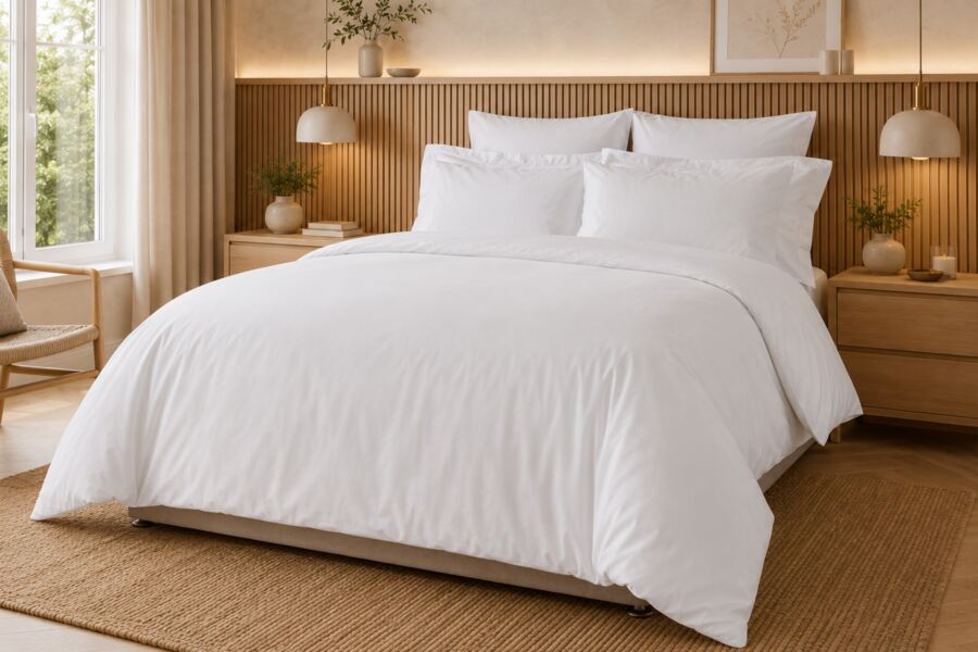 200 Count Polycotton Duvet Cover (Percale)