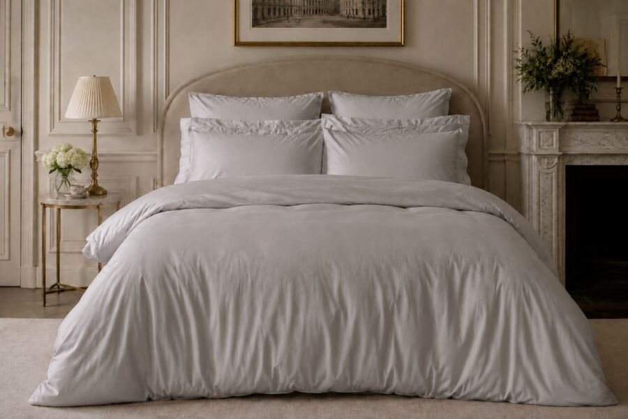Pure Egyptian Cotton 600 Count Duvet Set