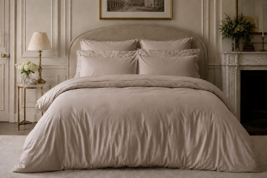 Pure Egyptian Cotton 600 Count Duvet Set