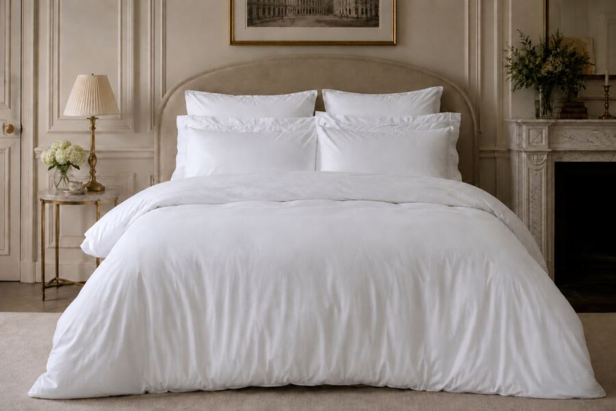 Pure Egyptian Cotton 600 Count Continental Square Pillowcase