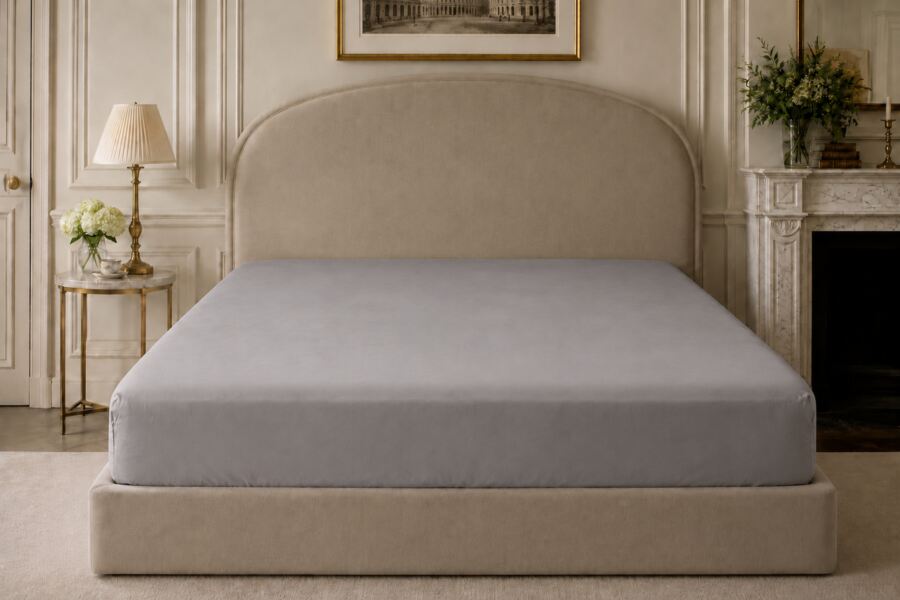 Pure Egyptian Cotton 600 Count Extra Deep 38cm Fitted Sheet
