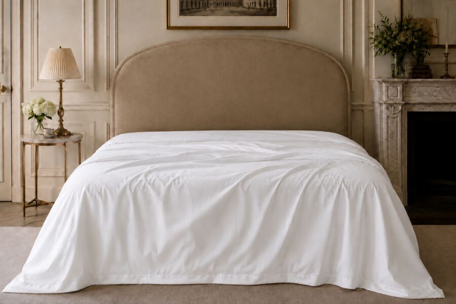 Pure Egyptian Cotton 600 Count Flat Sheet