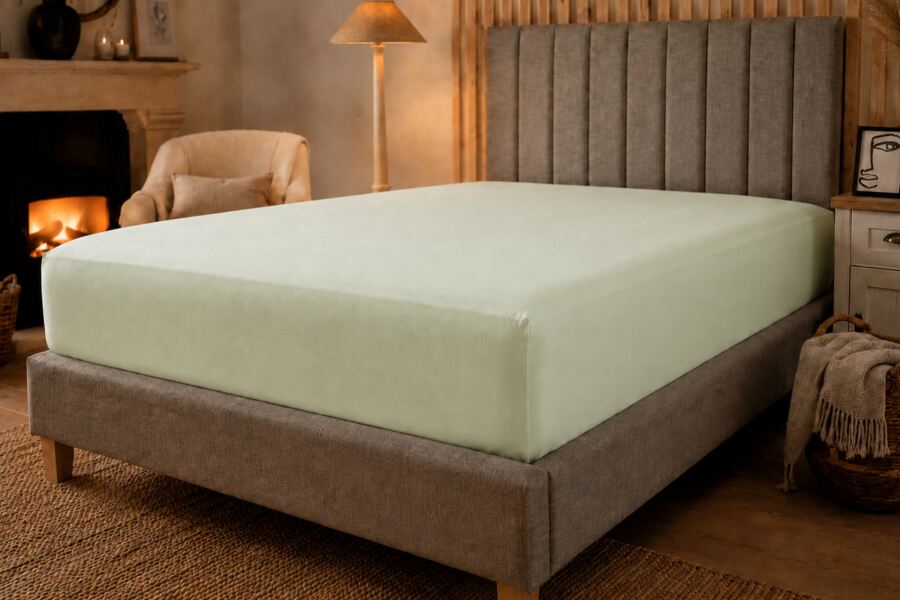 Brushed Cotton Extra Deep 38cm Fitted Sheet