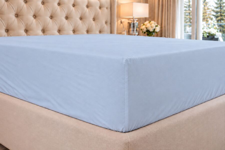 Pure 100% Egyptian Cotton 400 Count Extra Deep 38cm Fitted Sheet