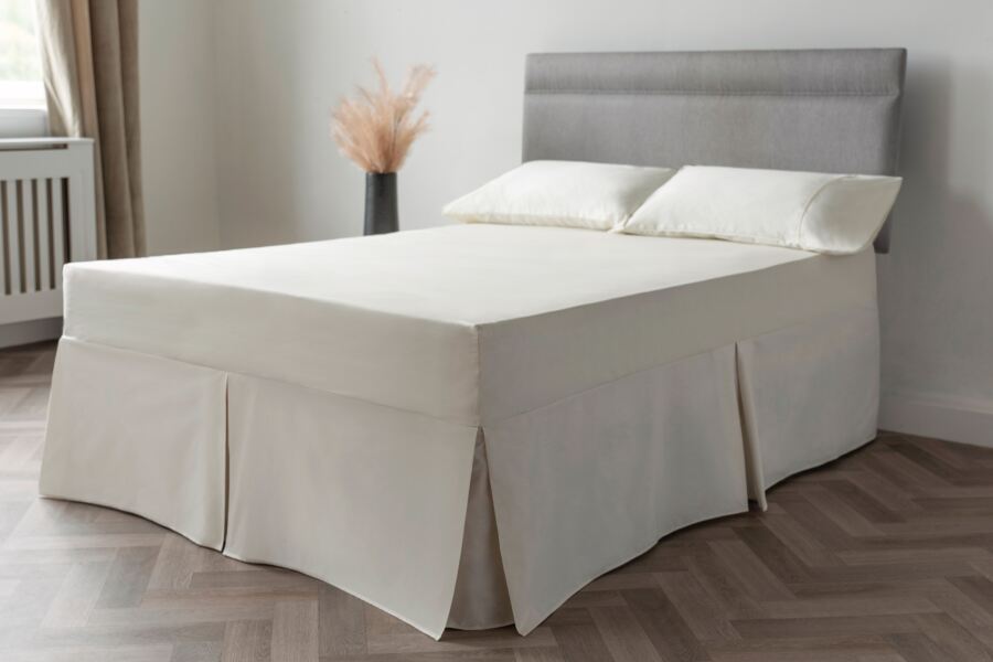 200 Count Polycotton Fitted Valance Sheet (Percale) 200 Count Polycotton Fitted Valance Sheet (Percale)