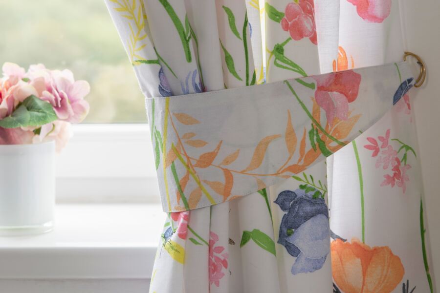 Larissa Curtains with Tie Backs Larissa Curtains with Tie Backs