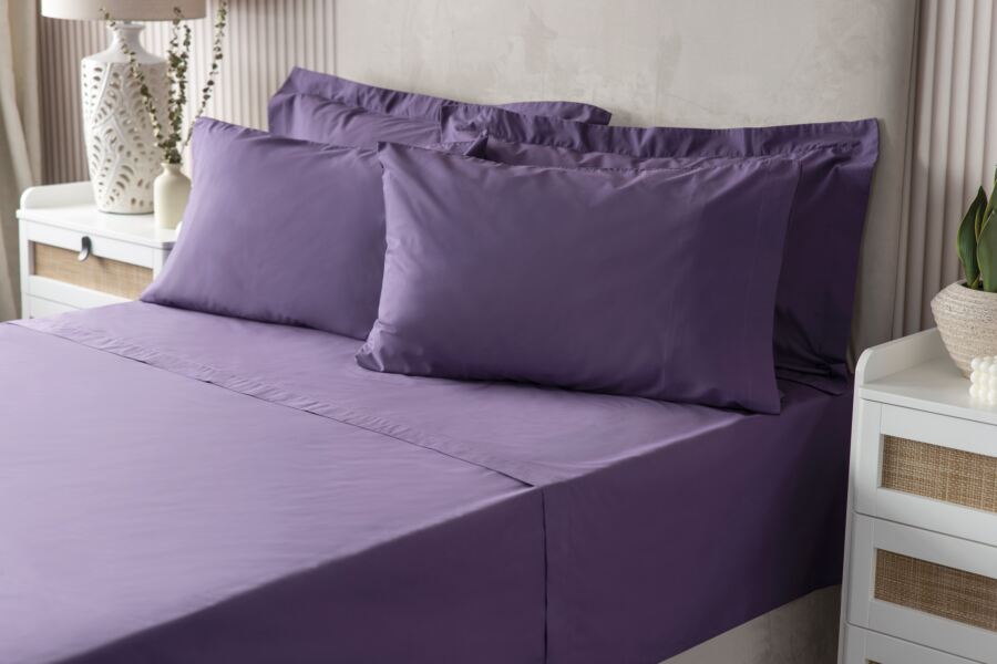 200 Count Polycotton Fitted Valance Sheet (Percale)